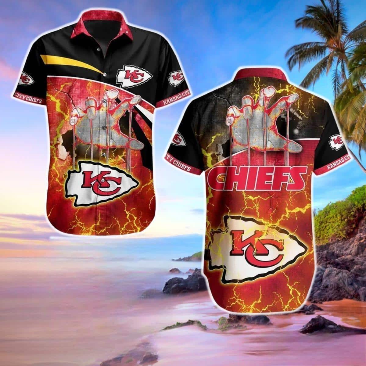 NFL Kansas City Chiefs Hawaiian Shirt Football Gift For Players NFL Kansas City Chiefs Hawaiian Shirt Football Gift For Players