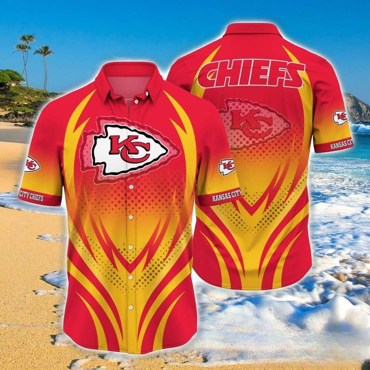 Aloha NFL Kansas City Chiefs Hawaiian Shirt For Summer Lovers Aloha NFL Kansas City Chiefs Hawaiian Shirt For Summer Lovers