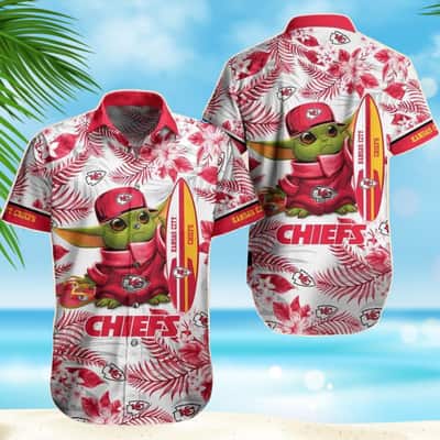 Baby Yoda NFL Kansas City Chiefs Hawaiian Shirt Baby Yoda NFL Kansas City Chiefs Hawaiian Shirt