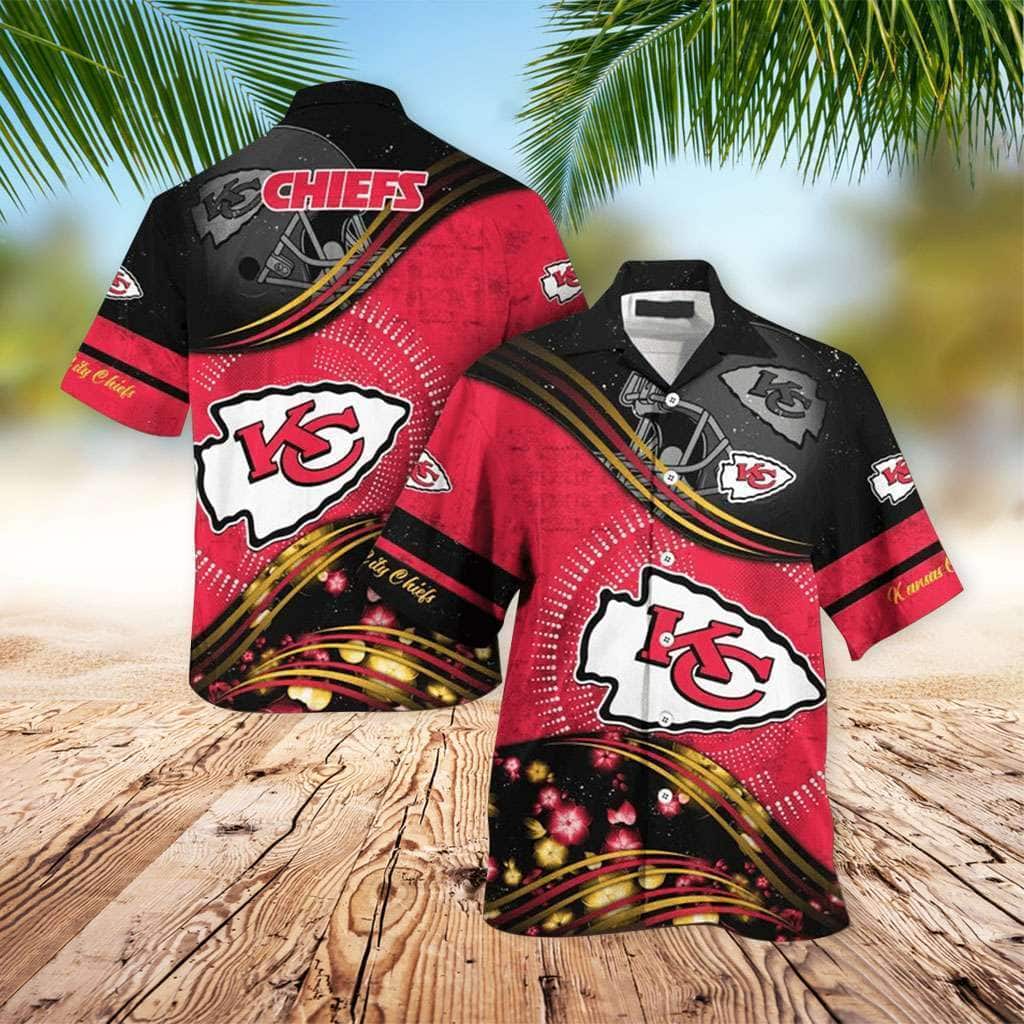 Aloha NFL Kansas City Chiefs Hawaiian Shirt Beach Gift For Football Players
