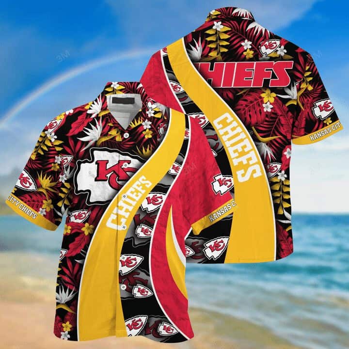 Aloha NFL Kansas City Chiefs Hawaiian Shirt Summer Beach Gift Aloha NFL Kansas City Chiefs Hawaiian Shirt Summer Beach Gift