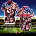 NFL Kansas City Chiefs Hawaiian Shirt American Flag