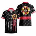 Black Aloha NFL Kansas City Chiefs Hawaiian Shirt Sunflower Stripe Pattern Black Aloha NFL Kansas City Chiefs Hawaiian Shirt Sunflower Stripe Pattern