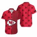 Aloha NFL Kansas City Chiefs Hawaiian Shirt Stripes And Skull Pattern Aloha NFL Kansas City Chiefs Hawaiian Shirt Stripes And Skull Pattern