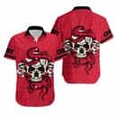 NFL Kansas City Chiefs Snake And Skull Hawaiian Shirt NFL Kansas City Chiefs Snake And Skull Hawaiian Shirt