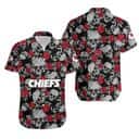 Black Aloha NFL Kansas City Chiefs Hawaiian Shirt Roses And Skull Black Aloha NFL Kansas City Chiefs Hawaiian Shirt Roses And Skull