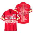 Aloha NFL Kansas City Chiefs Hawaiian Shirt Super Bowl LVII Champions