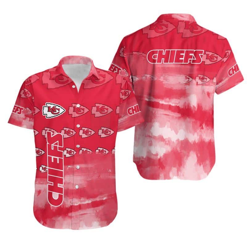 NFL Kansas City Chiefs Hawaiian Shirt Beach Gift For Football Fans NFL Kansas City Chiefs Hawaiian Shirt Beach Gift For Football Fans