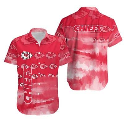 NFL Kansas City Chiefs Hawaiian Shirt Beach Gift For Football Fans NFL Kansas City Chiefs Hawaiian Shirt Beach Gift For Football Fans