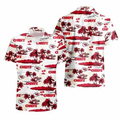 Summer Aloha NFL Kansas City Chiefs Hawaiian Shirt Coconut Tree Pattern