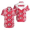 NFL Kansas City Chiefs Hawaiian Shirt Hibiscus Flowers Pattern Beach Gift NFL Kansas City Chiefs Hawaiian Shirt Hibiscus Flowers Pattern Beach Gift