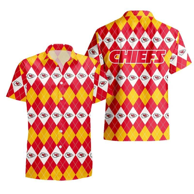 NFL Kansas City Chiefs Hawaiian Shirt Summer Vacation Gift NFL Kansas City Chiefs Hawaiian Shirt Summer Vacation Gift