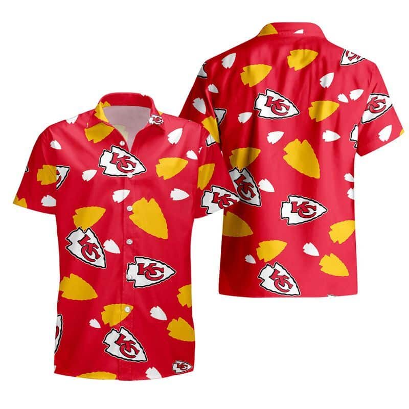 Kansas City Chiefs NFL Hawaiian Shirt Red Aloha
