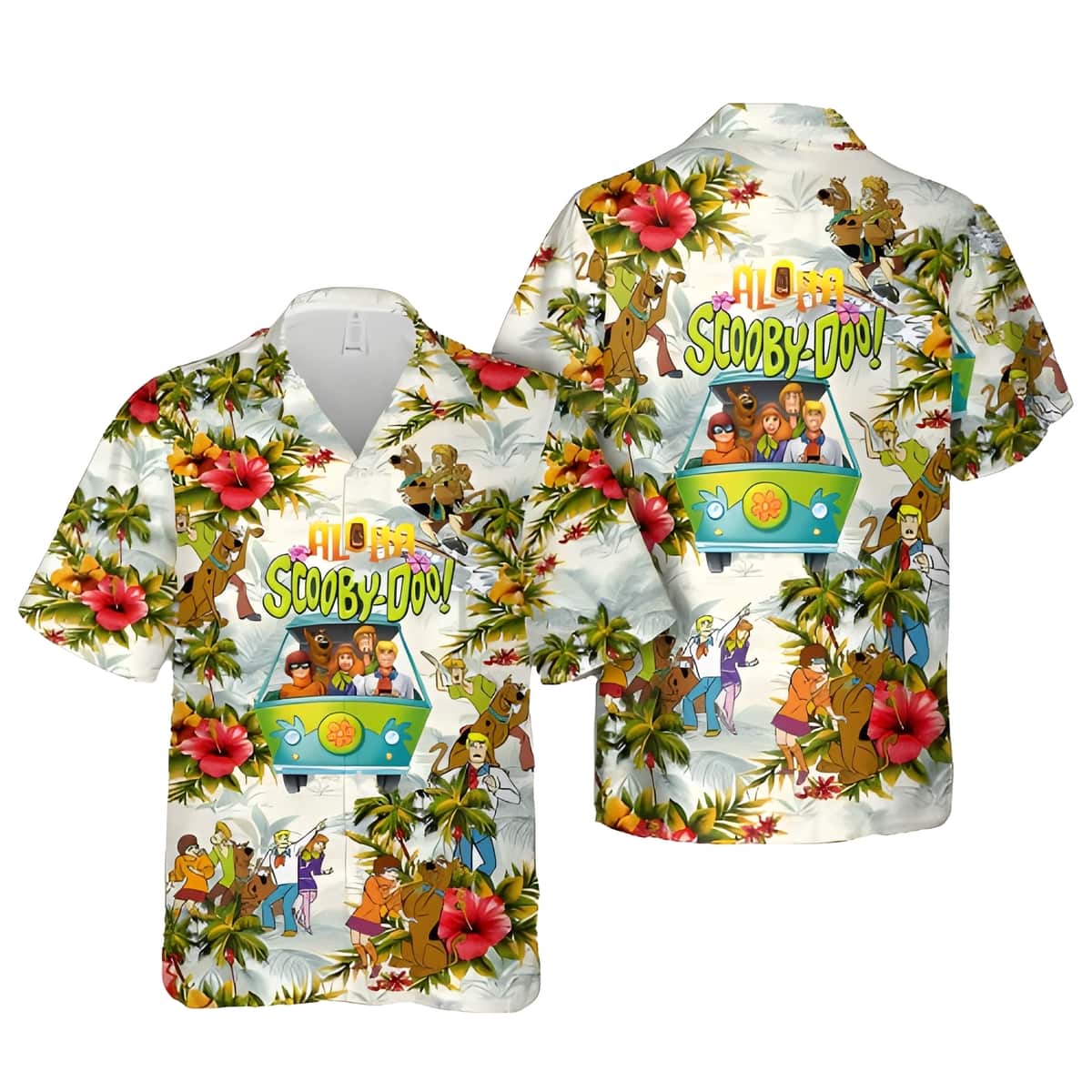Summer Aloha Scooby Doo Hawaiian Shirt Practical Beach Gift