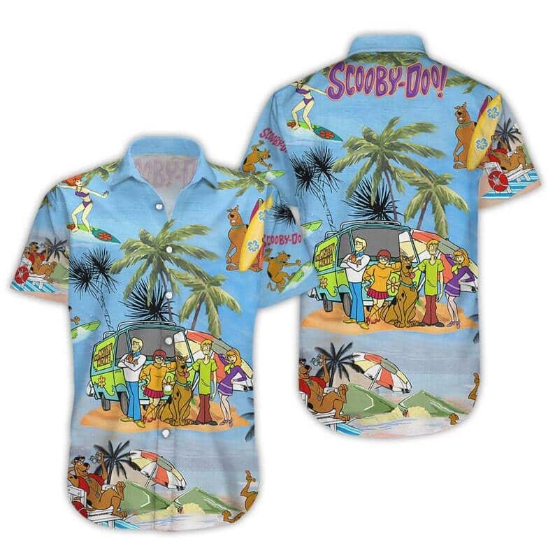 Scooby Doo Hawaiian Shirt Beach Gift For Cartoon Lovers