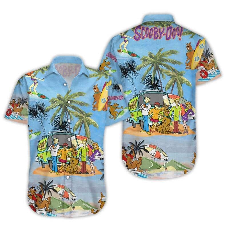 Scooby Doo Hawaiian Shirt Beach Gift For Cartoon Lovers Scooby Doo Hawaiian Shirt Beach Gift For Cartoon Lovers