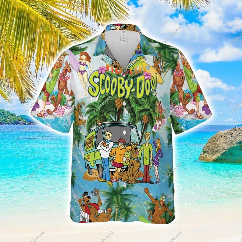Summer Aloha Scooby Doo Hawaiian Shirt Tropical Flower Beach Gift For Friend Summer Aloha Scooby Doo Hawaiian Shirt Tropical Flower Beach Gift For Friend