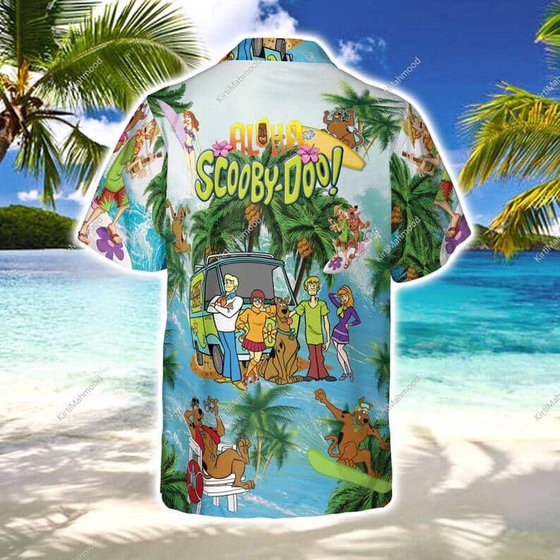 Summer Aloha Scooby Doo Hawaiian Shirt Tropical Flower Beach Gift For Friend Summer Aloha Scooby Doo Hawaiian Shirt Tropical Flower Beach Gift For Friend