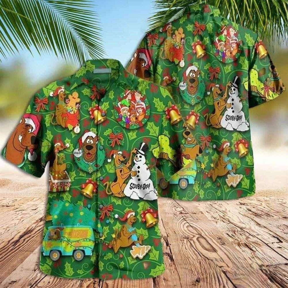 Green Scooby Doo Hawaiian Shirt Summer Gift For Friends