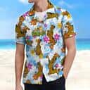 Tropical Aloha Scooby Doo Hawaiian Shirt Summer Beach Gift