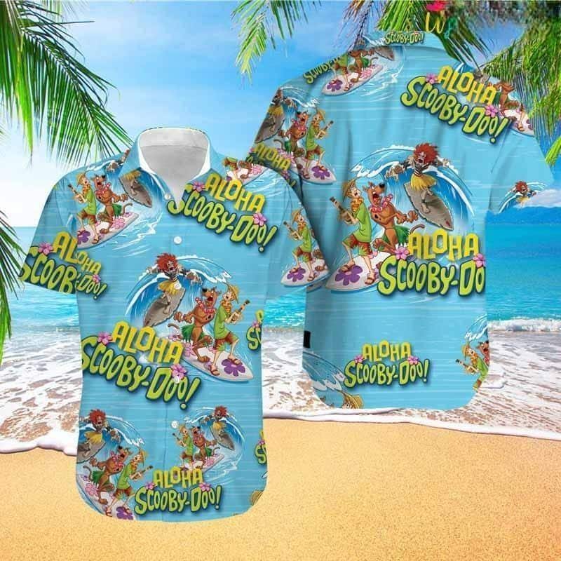 Aloha Scooby Doo Hawaiian Shirt Summer Gift For Friend Aloha Scooby Doo Hawaiian Shirt Summer Gift For Friend