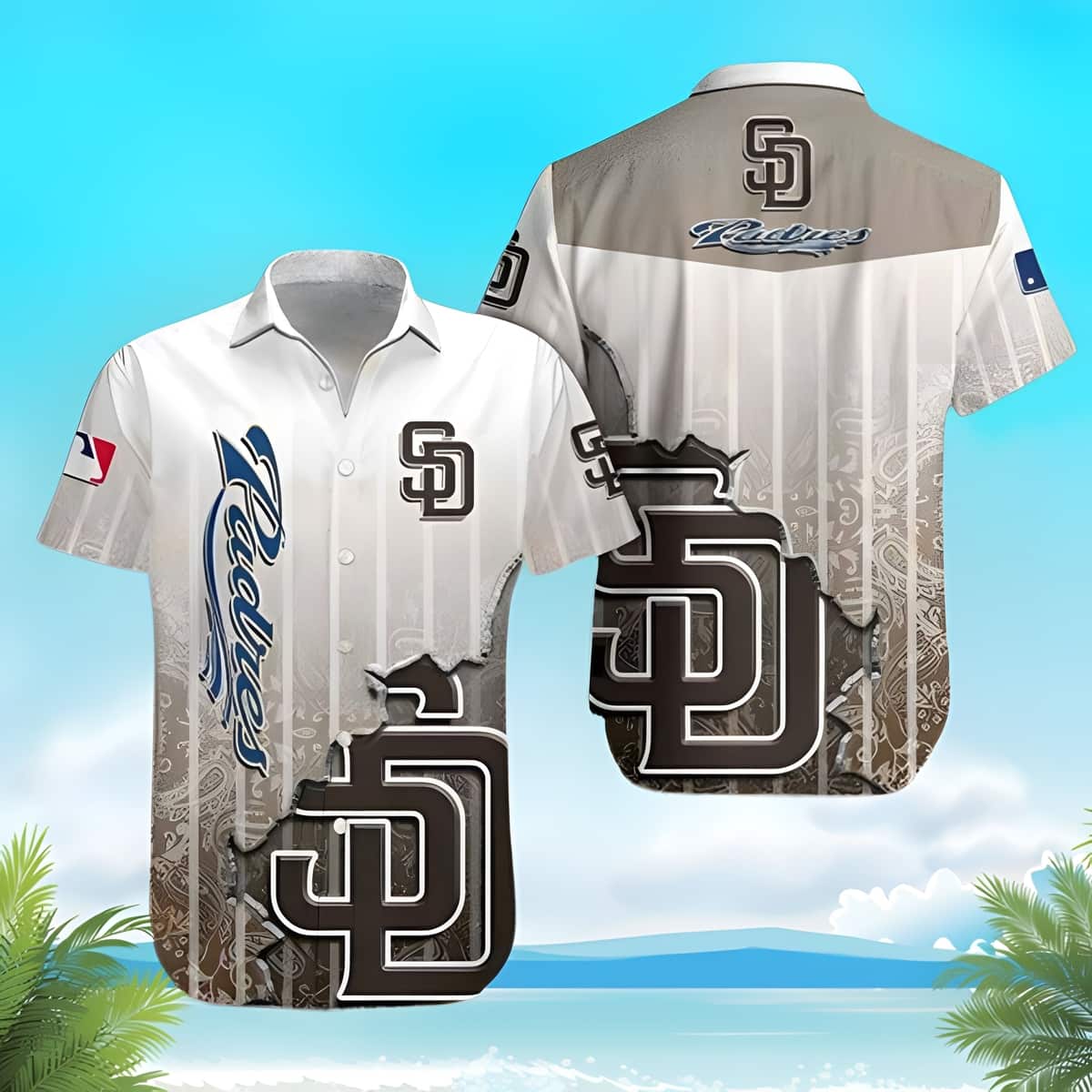 MLB San Diego Padres Hawaiian Shirt Gift For Baseball Players MLB San Diego Padres Hawaiian Shirt Gift For Baseball Players