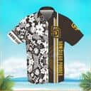 MLB San Diego Padres Hawaiian Shirt Turtle And Flower Pattern Custom Name MLB San Diego Padres Hawaiian Shirt Turtle And Flower Pattern Custom Name