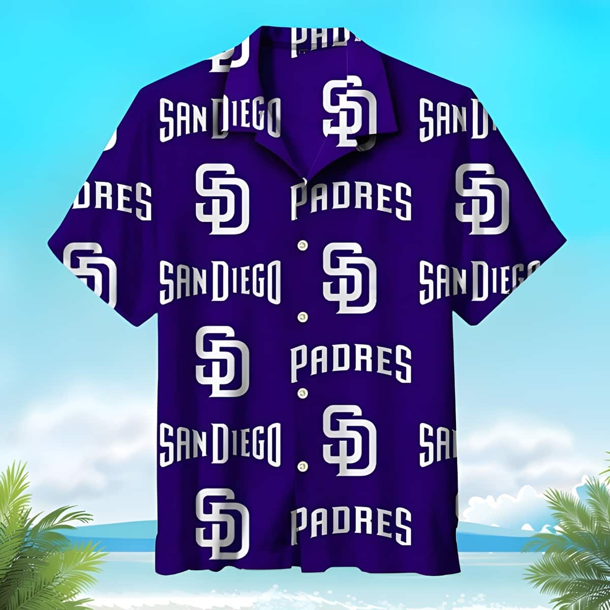 Aloha MLB San Diego Padres Hawaiian Shirt Gift For Baseball Fans Aloha MLB San Diego Padres Hawaiian Shirt Gift For Baseball Fans