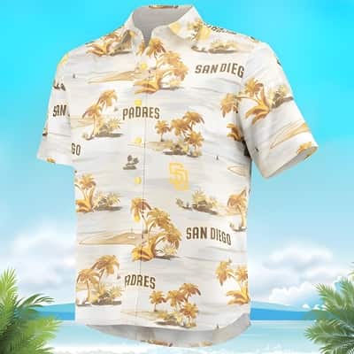 MLB San Diego Padres Hawaiian Shirt Summer Aloha Beach Gift For Friend MLB San Diego Padres Hawaiian Shirt Summer Aloha Beach Gift For Friend