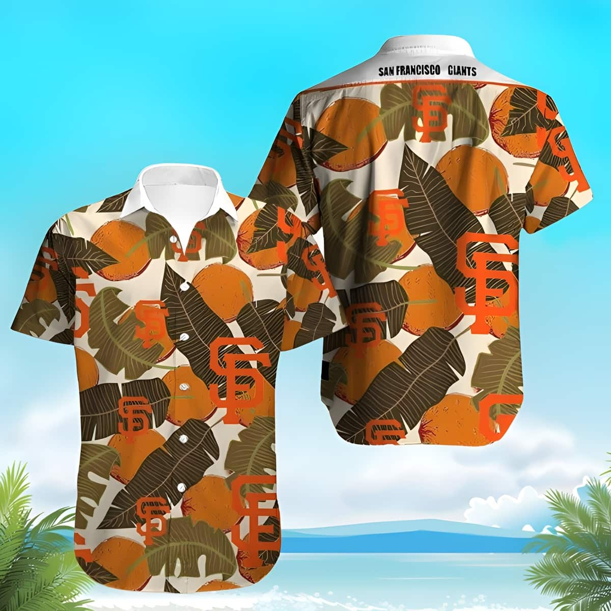 MLB San Diego Padres Hawaiian Shirt Banana Leaves Pattern