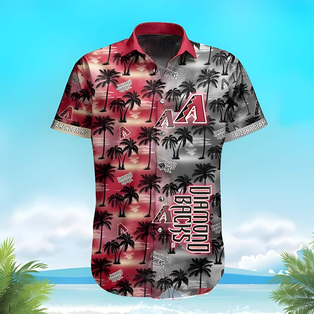 MLB Arizona Diamondbacks Hawaiian Shirt Coconut Trees Trendy Summer Gift MLB Arizona Diamondbacks Hawaiian Shirt Coconut Trees Trendy Summer Gift
