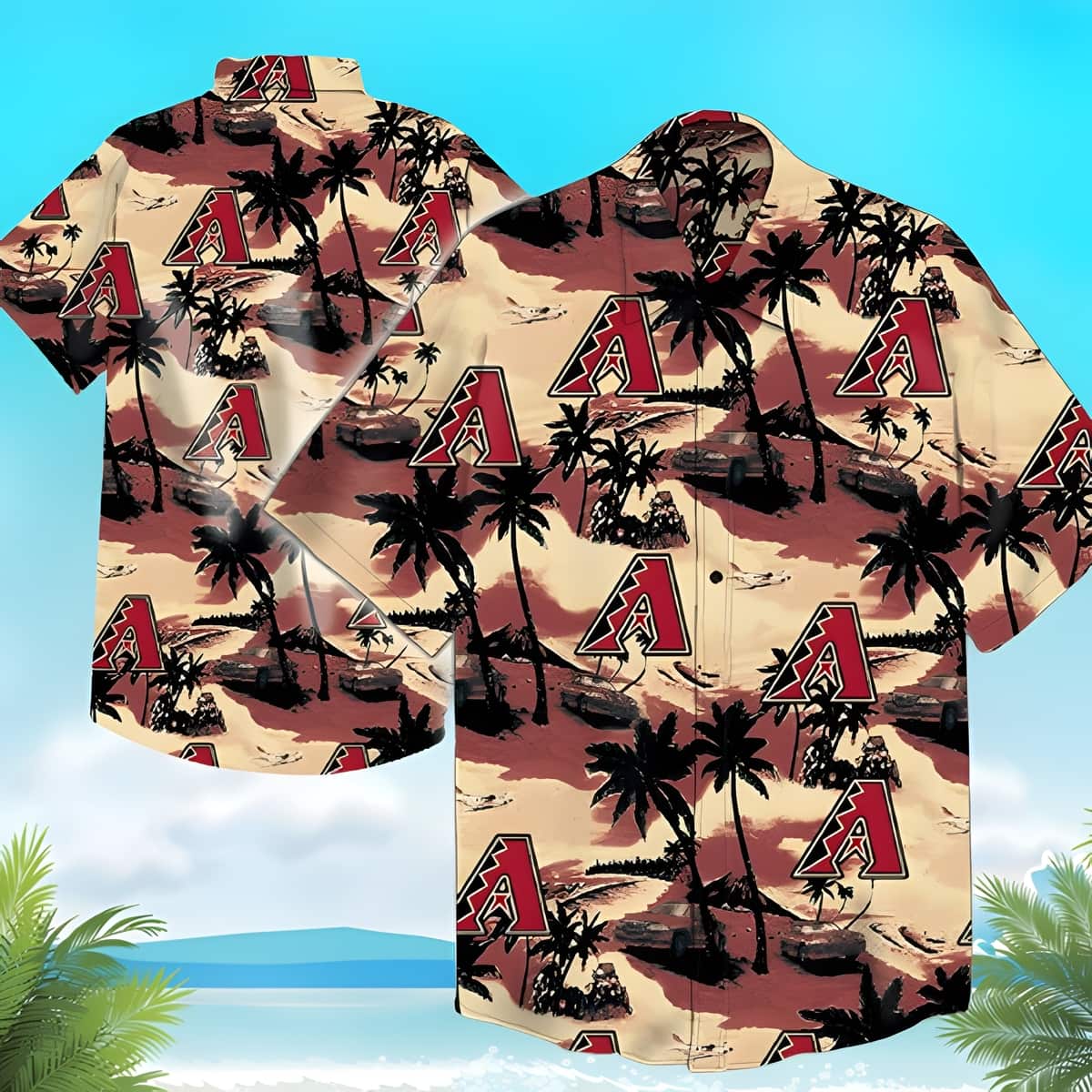Vintage MLB Arizona Diamondbacks Hawaiian Shirt Beach Gift For Friend Vintage MLB Arizona Diamondbacks Hawaiian Shirt Beach Gift For Friend