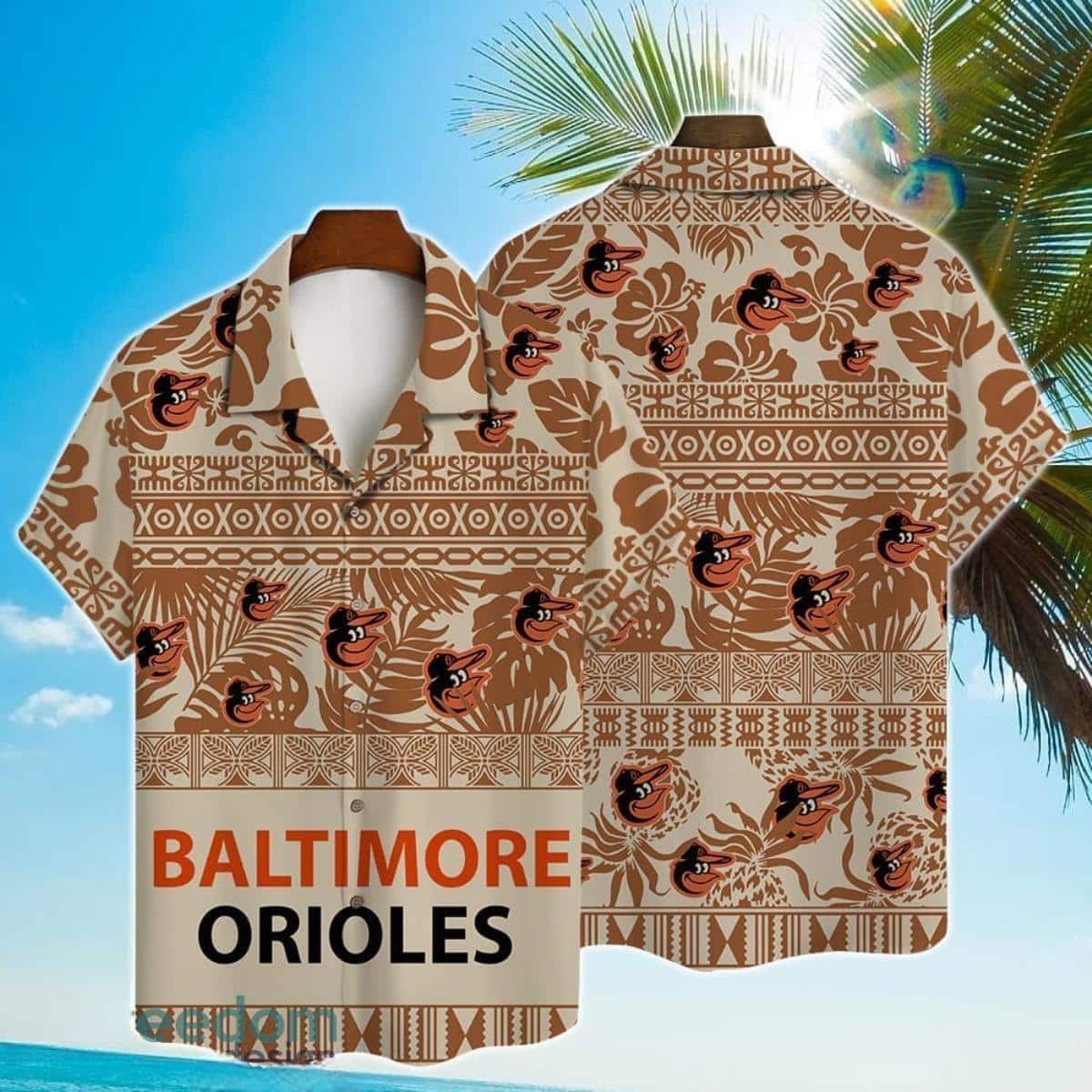 MLB Baltimore Orioles Hawaiian Shirt Beach Gift For Friend