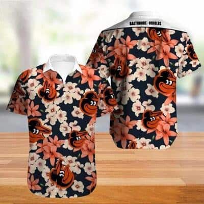 Aloha MLB Baltimore Orioles Hawaiian Shirt Tropical Flower Pattern