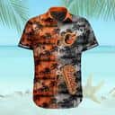 Summer Aloha MLB Baltimore Orioles Hawaiian Shirt Coconut Tree Pattern