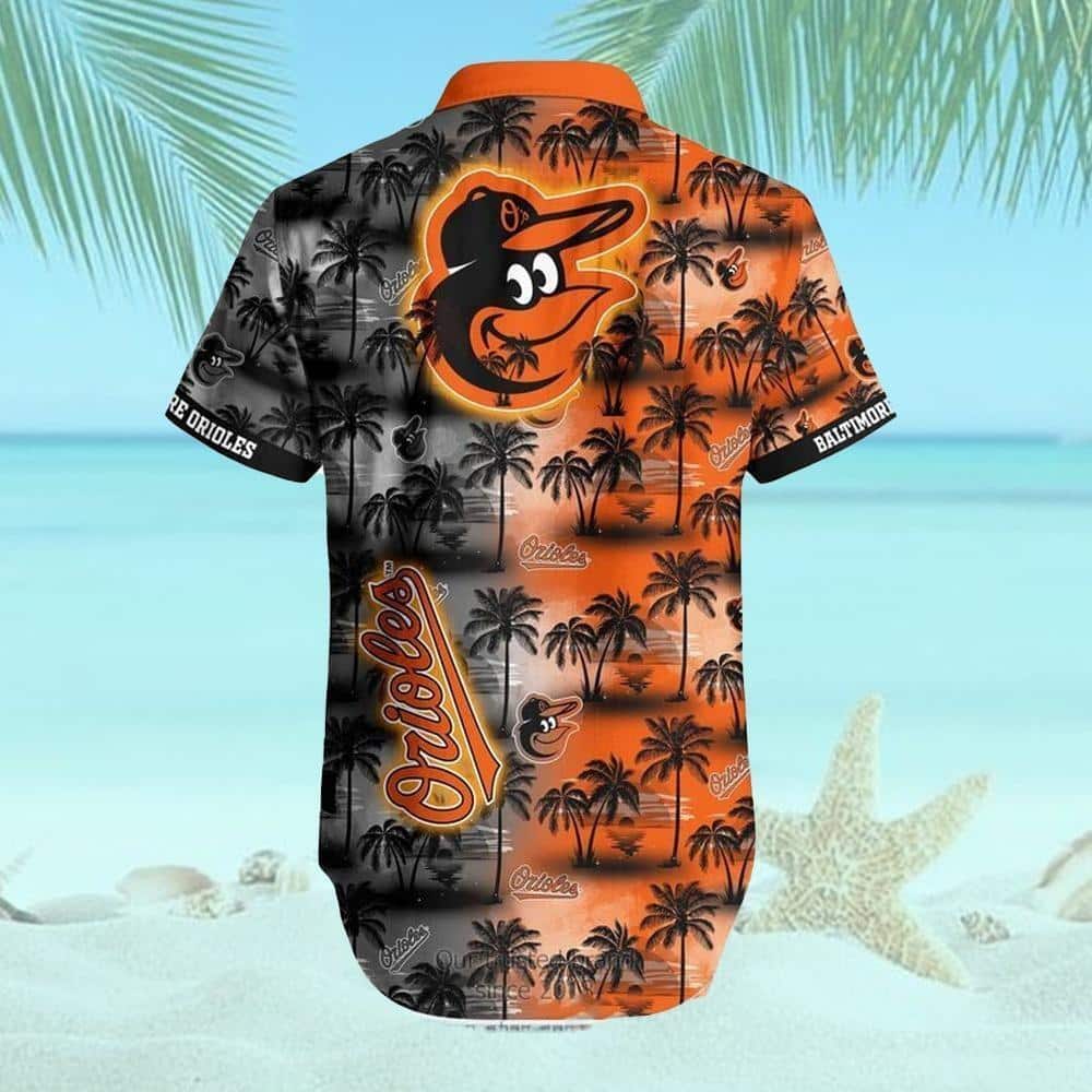 Summer Aloha MLB Baltimore Orioles Hawaiian Shirt Coconut Tree Pattern Summer Aloha MLB Baltimore Orioles Hawaiian Shirt Coconut Tree Pattern