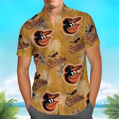 MLB Baltimore Orioles Hawaiian Shirt Summer Beach Gift