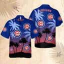 MLB Chicago Cubs Hawaiian Shirt Sunset And Coconut Tree Beach Lovers Gift MLB Chicago Cubs Hawaiian Shirt Sunset And Coconut Tree Beach Lovers Gift