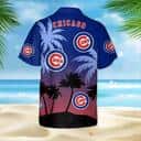 MLB Chicago Cubs Hawaiian Shirt Sunset And Coconut Tree Beach Lovers Gift MLB Chicago Cubs Hawaiian Shirt Sunset And Coconut Tree Beach Lovers Gift