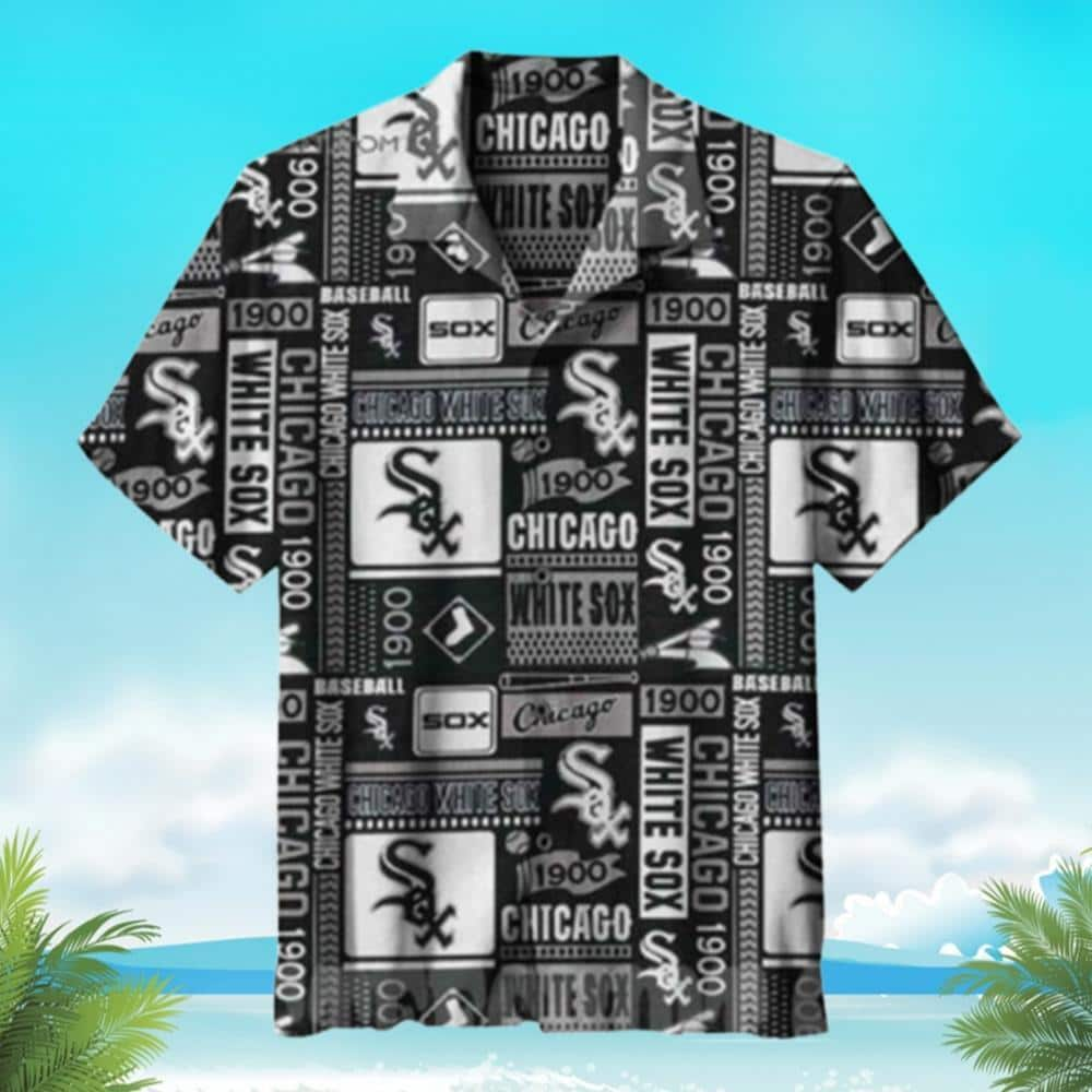 Retro MLB Chicago White Sox Hawaiian Shirt Baseball Team Logo Gift For MLB Fans