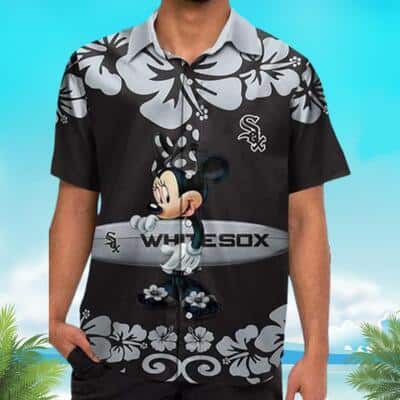 MLB Chicago White Sox Hawaiian Shirt Surfing Minnie Mouse Cool Gift For Aloha Beach