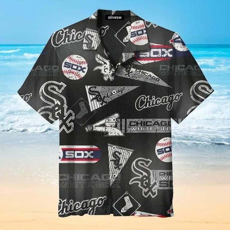 Retro MLB Chicago White Sox Hawaiian Shirt Baseball Symbol Gift For Game Lovers