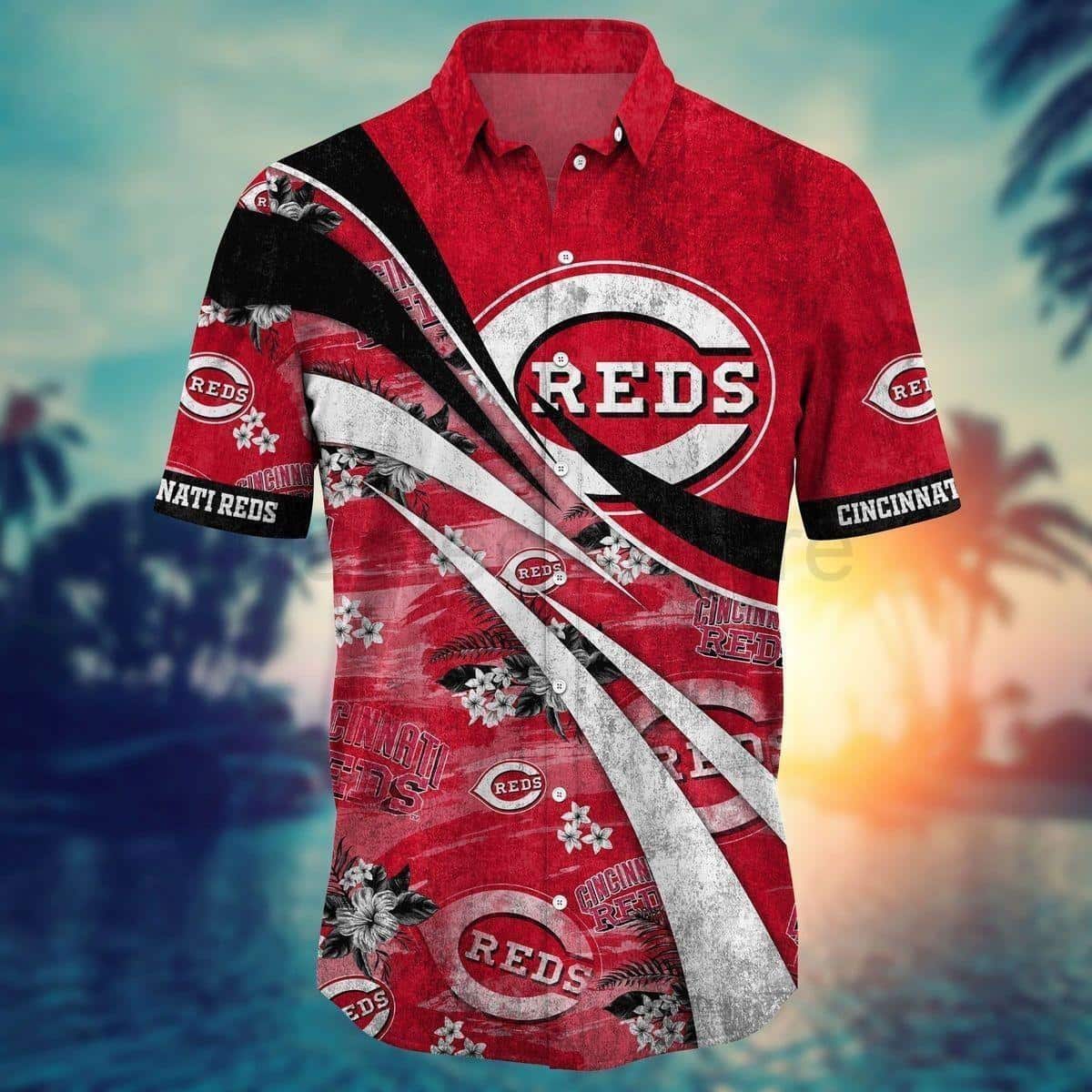MLB Cincinnati Reds Hawaiian Shirt Simple Aloha Summer Gift For Friends MLB Cincinnati Reds Hawaiian Shirt Simple Aloha Summer Gift For Friends