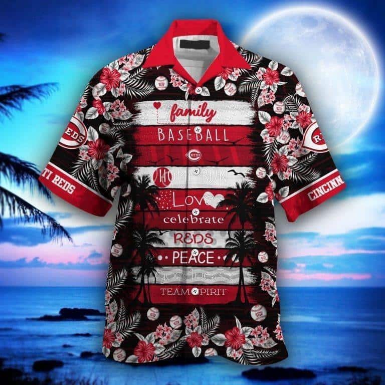 MLB Cincinnati Reds Hawaiian Shirt Family Baseball Team Spirit Gift For Summer Lovers MLB Cincinnati Reds Hawaiian Shirt Family Baseball Team Spirit Gift For Summer Lovers