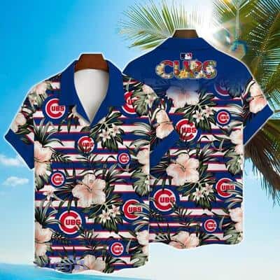 MLB Chicago Cubs Hawaiian Shirt Colorful Tropical Summer Gift For Beach Trip