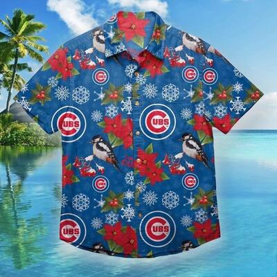 MLB Chicago Cubs Hawaiian Shirt Colorful Tropical Forest Summer Lovers Gift MLB Chicago Cubs Hawaiian Shirt Colorful Tropical Forest Summer Lovers Gift