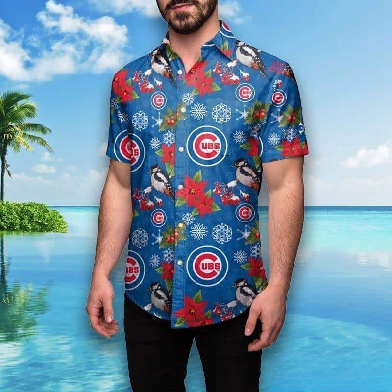 MLB Chicago Cubs Hawaiian Shirt Colorful Tropical Forest Summer Lovers Gift MLB Chicago Cubs Hawaiian Shirt Colorful Tropical Forest Summer Lovers Gift