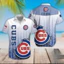 MLB Chicago Cubs Hawaiian Shirt Blue Stripes Aloha Gift For Baseball Fans MLB Chicago Cubs Hawaiian Shirt Blue Stripes Aloha Gift For Baseball Fans
