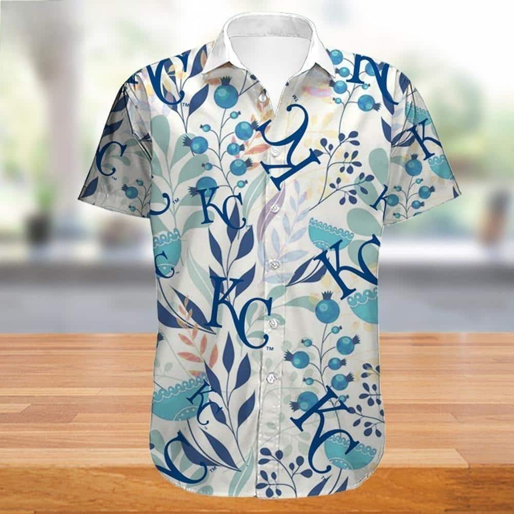 MLB Kansas City Royals Hawaiian Shirt Aloha Tropical Plants Gift For Baseball Fans MLB Kansas City Royals Hawaiian Shirt Aloha Tropical Plants Gift For Baseball Fans