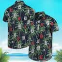 Vintage MLB Detroit Tigers Hawaiian Shirt Aloha Palm Trees Summer Gift For Beach Trip